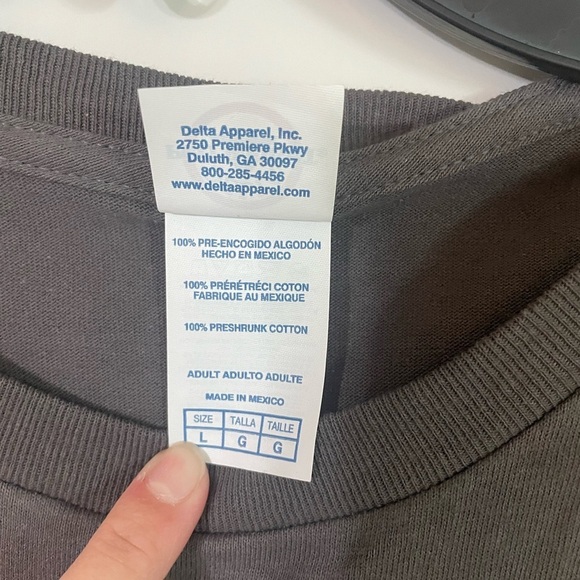 America Baby Patriotic Singing Abraham Lincoln Gray Novelty T-Shirt Size Large - Picture 3 of 6